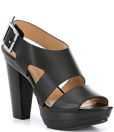 michael kors block heels|michael kors heels sale.